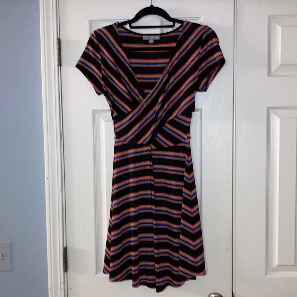 Fun black striped dress for day or night